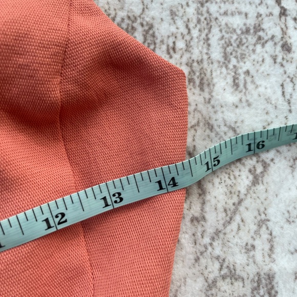 Aritzia Wilfred Peach Tie Back Wide Leg Crop Jumpsuit Size 2 - Picture 11 of 11